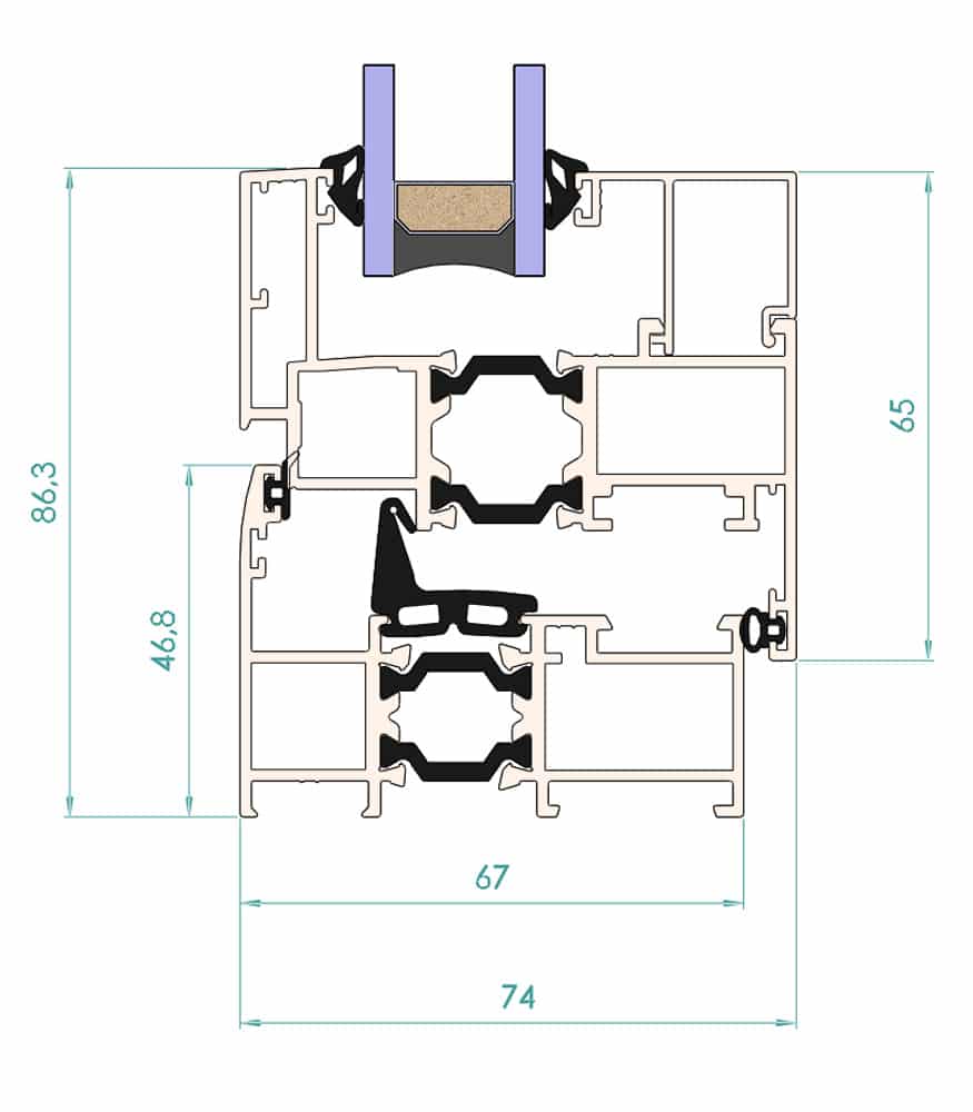 v-98-rt-67-3-1 practicable aluminio